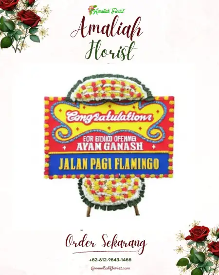Sewa Papan Bunga Batu Sopang